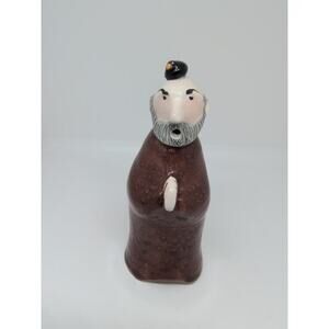 Vintage Stuart Bass Pie Bird Vent/Funnel * Monk /Bald Man * signed ENGLAND